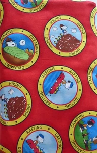 Camp Peanuts ~ Fotos circulares de Quilting Treasures ~ Tela de algodón - Imagen 1 de 2