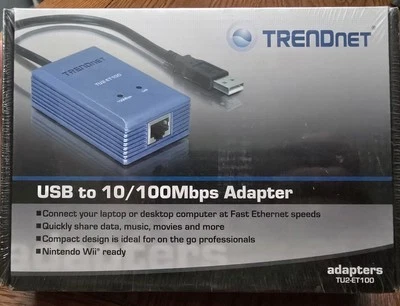 Trendnet TU2-ET100 USB to 10/100 Mbps Adapter - Image 1 of 2