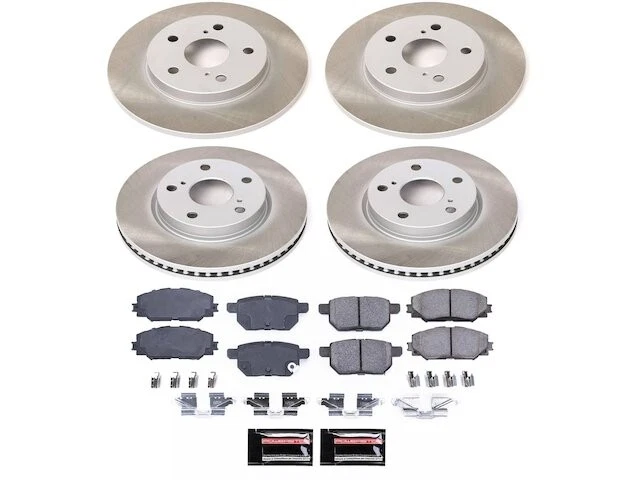Kit de pastillas de freno y rotor delanteras y traseras para 08-15 Scion xB XJ71P7 Foto 1 de 1