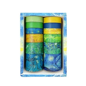 Decorative Washi Tape Box Set for DIY Arts & Crafts, Scrapbooking, Diary, Sta... - Picture 1 of 7