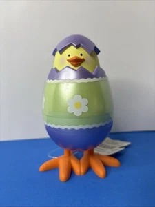 Hallmark Jelly Bean Dispenser Chick in Egg Easter Decoration New with Tag - Picture 1 of 19