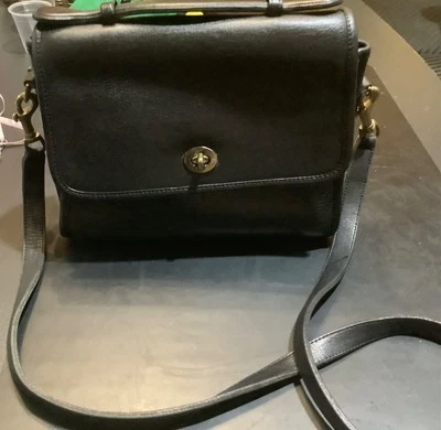 Bolso Coach Vintage Años 90 Estación Cuero Hecho en la Ciudad de Nueva York - Muy Bueno -0083-900 Foto 1 de 4