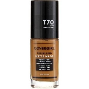 6 Pack CoverGirl TruBlend Matte Made Liquid Foundation, Caramel T70, 1 fl oz - Picture 1 of 2