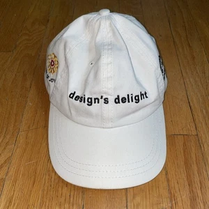 Boot Boyz Biz Design’s Delight White Dutch Graphic Design Jan Van Toorn Hat Cap - Picture 1 of 9