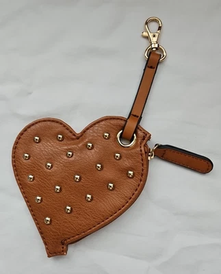 Aeropostale Dorado Marrón Forma Corazón - Cambio - Cartera - Llavero Foto 1 de 4