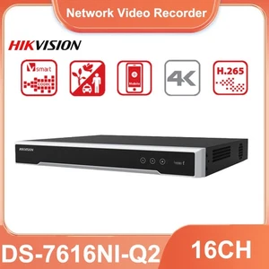 HIKVISION NVR 16CH No POE 16 Channel security DS-7616NI-Q2 Motion Detection 2.0 - Picture 1 of 3