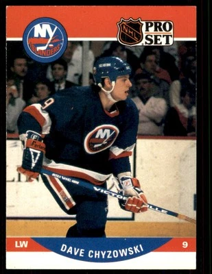 1990-91 Pro Set Dave Chyzowski RC New York Islanders #483 - Image 1 of 2