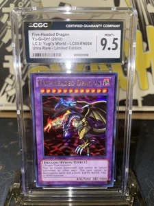 2012 Yugioh Legendary Collection 3 Five-Headed Dragon UR LE - CGC 9.5 - Picture 1 of 4