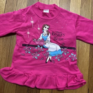Rare Vintage 80’s Beauty And The Beast Kids Sweater Sweatshirt Sz 3T USA DISNEY - Picture 1 of 6