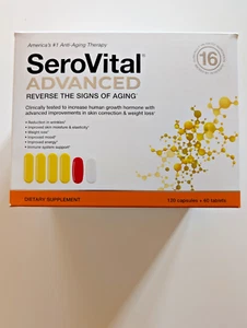SeroVital Advanced Dietary Supplement 180 caps NEW and SEALED - EXP 12-2026 - Picture 1 of 3
