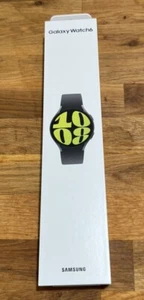 Samsung Galaxy Watch 6 Graphite 44mm Smartwatch SM-R940NZKCXAA w/ 2 Chargers - Picture 1 of 10