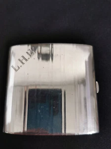 Silber 800 Zigarettenetui England mit Gravur T6129 - Bild 1 von 21