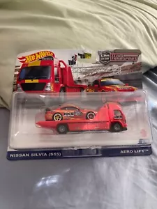 Hot Wheels Team Transport Nissan Silvia S15 & Aero Lift #40 - Picture 1 of 2