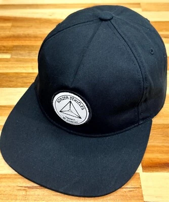 Gorra Rvca Campbell Be Mindful para hombre talla única negra 100 % algodón ajustable con cierre a presión Foto 1 de 4