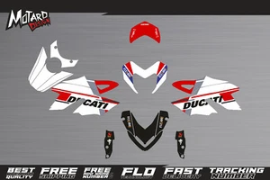 Graphics Kit for Ducati Hypermotard 796 1100 2010 2011 2012 Decals Stickers - Picture 1 of 3
