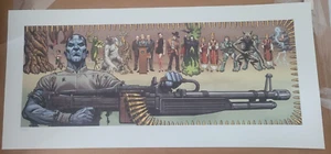 DOC FRANKENSTEIN Serigraph Print by STEVE SKROCE 36"x16.5" RARE & NUMBERED - Picture 1 of 5