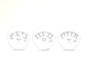 Audi RS2 ADU Scheiben Zusatzinstrumente neue Version Weiß gauges gauge dials - Bild 1 von 2