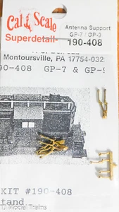 Soporte de antena Cal-Scale HO #408 para: GP-7 / GP-9 Loco's (fundición de latón) - Imagen 1 de 1