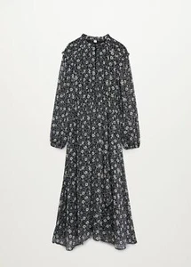 Brandneu mit Etikett Mango Damen Blumenmuster Kleid UK Größe 6 (XS) UVP: £ 59,99 - Bild 1 von 9