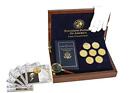 The Franklin Mint Founding Fathers Coin Collection - 7-Piece 24-Karat Gold 