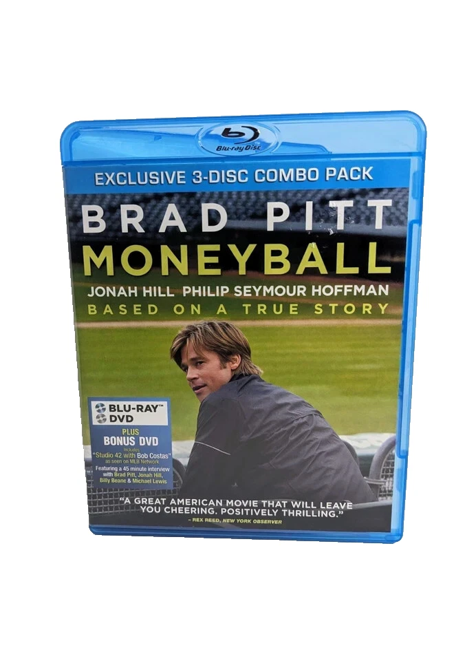 Moneyball (Blu-ray/DVD, 2012 3-Disc Set) Brad Pitt - Image 1 of 1