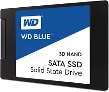 interne SSD Festplatte WD Blue 2.5 Zoll 6.3cm 250 500 1TB SATAIII 3D NAND 7mm