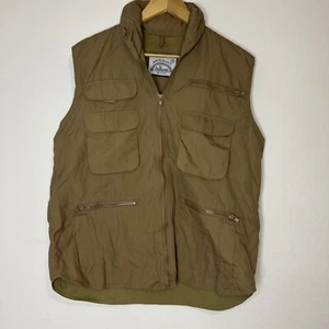 All Weather Outerwear Hunting Khaki Vest Size Small Padded Neck - Picture 1 of 13