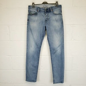 Diesel Larkee Beex Jeans W32 L33 Tapered Stretch Low Rise Mens Blue (Tag 32/34) - Picture 1 of 15