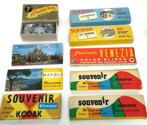 Vintage Lot Souvenir Farbdias, insgesamt 288 Vatikan, Rom, Firenze & mehr + Betrachter - Bild 1 von 12