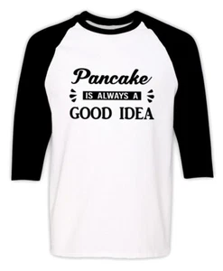 Funny Pancake Breakfast Lover T-shirt Pancake Eating Gift Tee Shirt - Picture 1 of 2