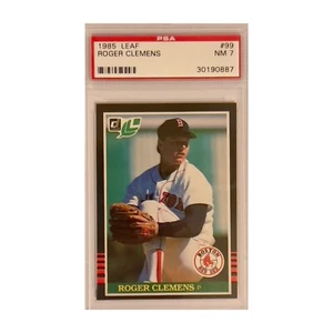 Roger Clemens 1985 Leaf #99 RC PSA 7 Boston Red Sox - Picture 1 of 2
