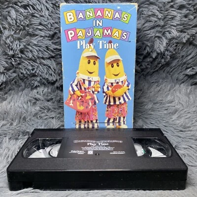 Bananas in Pajamas - Play Time VHS Tape 1997 ABC Video Polygram Kids Cartoon - Image 1 of 4