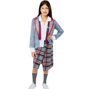 Girls Beetlejuice Astrid School Uniform Halloween Costume Size 6 7/8 10/12 NWT - Picture 1 of 1