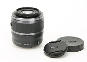 Nikon 1 NIKKOR VR 30-110mm f/3.8-5.6 Telephoto Zoom Lens / CX Format (Black) - Picture 1 of 7