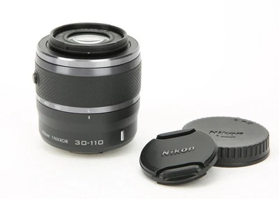 Nikon 1 NIKKOR VR 30-110mm f/3.8-5.6 Telephoto Zoom Lens / CX Format (Black) - Image 1 of 4