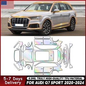 For Audi Q7 Sport 2020-2024 Full Car Precut Paint Protection Film Gloss PPF TPU - Picture 1 of 22