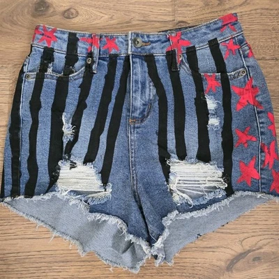 Pantalones Cortos Jean Harley Quinn Her Universe DC Comic Birds Of Prey Hot Topic Nuevos sin Etiquetas Talla 0 Foto 1 de 4