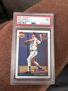 1991 TOPPS DESERT SHIELD #56 JEFF PARRETT PSA 7 - Picture 1 of 2