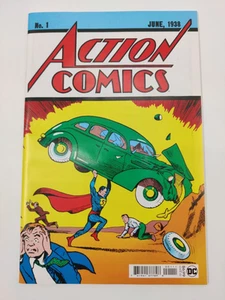 Action Comics #1 Edad de Oro Tamaño Edición Facsímil Cubierta A Joe Shuster - Imagen 1 de 6