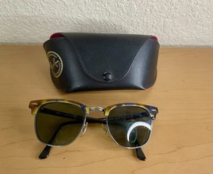 Ray-Ban Eyeglass Sunglasses Frame Only RB 3016 CLUBMASTER 1158/R5 49-21 140 Case - Picture 1 of 10