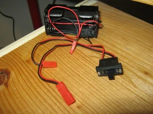 Caja de batería e interruptor para receptor Graupner SSM Tamiya - Imagen 1 de 1