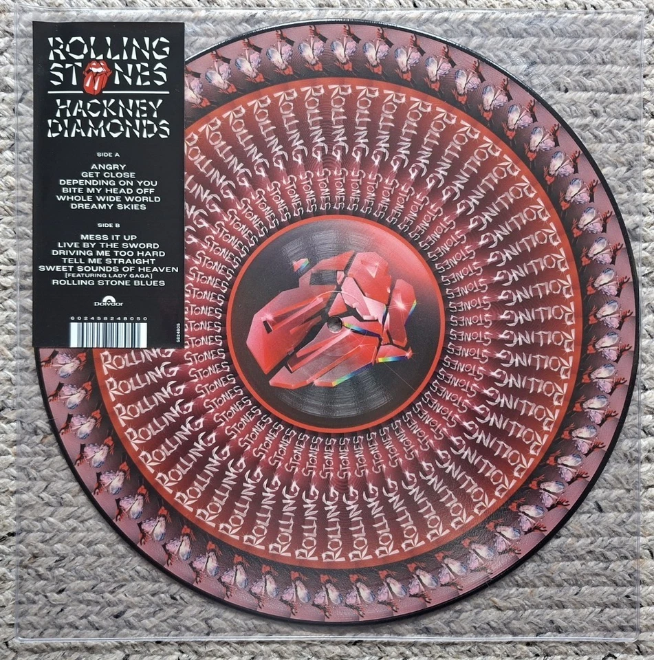 The Rolling Stones “Hackney Diamonds” 2023 Zoetrope Unplayed Keith Richards - Image 1 of 4