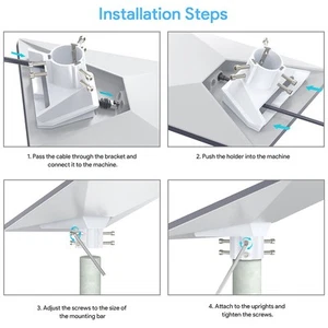 Stabiler ABS Kunststoff für Starlink Mini Mount Rohradapter für optimalen Eins - Bild 1 von 9