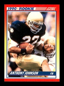 1990 Score Anthony Johnson   #624  RC