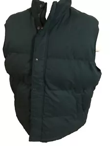 NWT St. John’s Bay Men Green XL Zip Snap Front All Polyester Vest Puffer Pockets - Picture 1 of 10