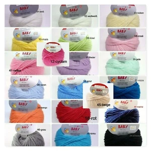 25 g Baby Merino, lana de bebé, (154,00 €/1 kg), hilo de bebé, hilo de ganchillo, hilo de tejer - Imagen 1 de 21