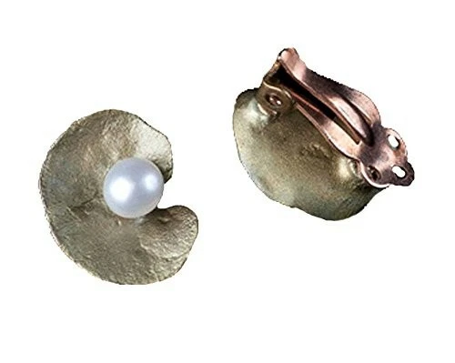 Pendientes MICHAEL MICHAUD "Eranio Espiral" Perla CLIP 4381 Foto 1 de 1