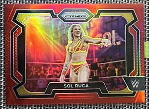 Sol Ruca 2024 Panini Prizm WWE #39 Red Prizm POP /299 SSP - Picture 1 of 3
