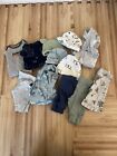 Infant Boys Newborn Clothes Lot