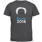 Election 2016 Bernie Sanders Hair Minimalist Dark Heather Adult T Shirt